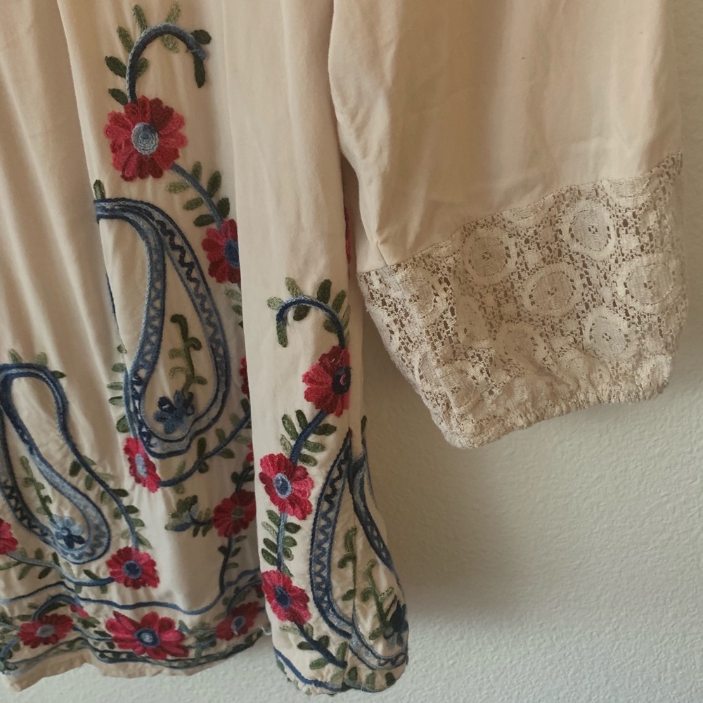 Figueroa & Flowers | Boho Peasant Blouse | L - Picture 3 of 8